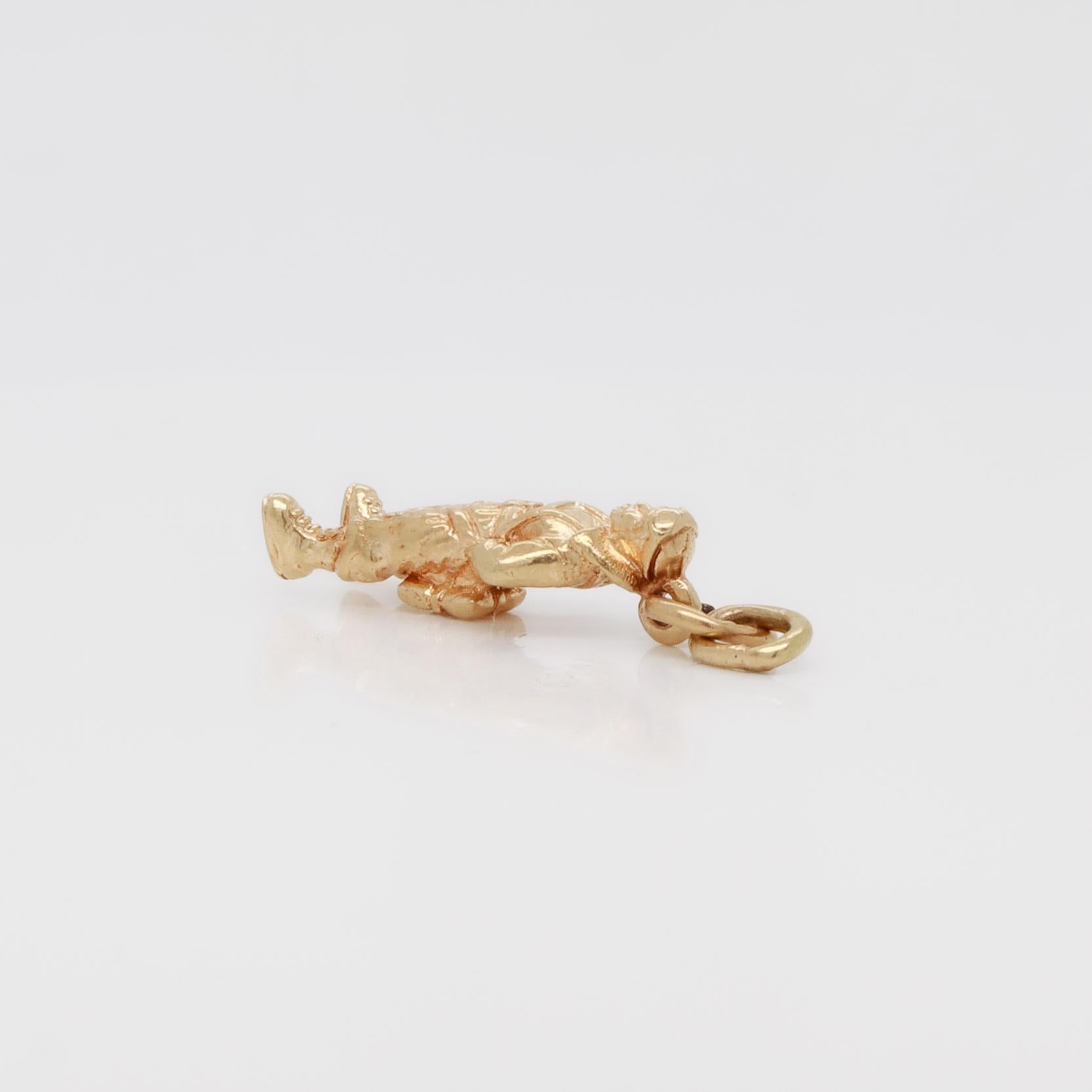 Vintage 14K Gold RAF WW2 Ära Pilot Charme für ein Armband im Angebot 5