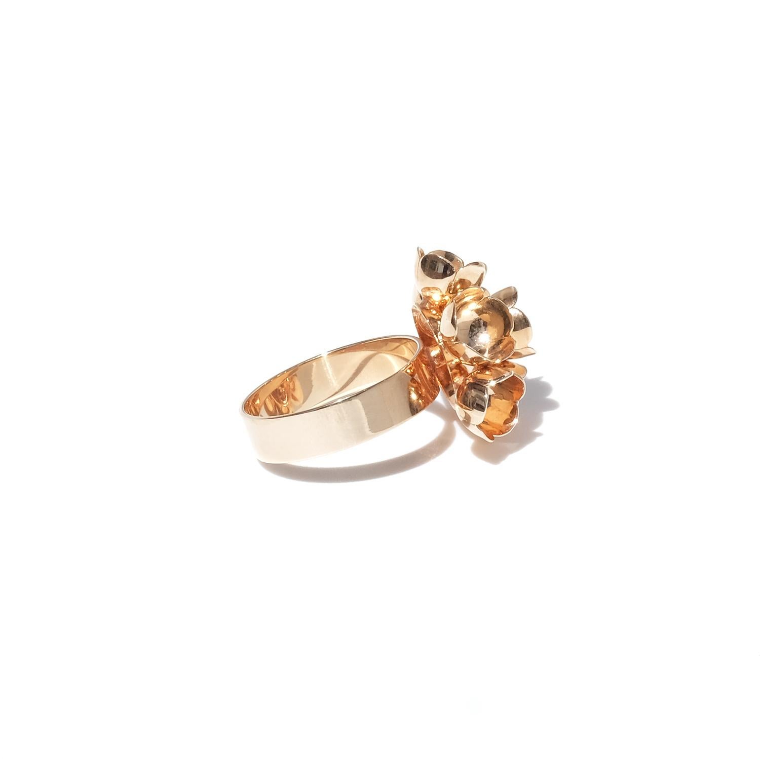 Vintage-Ring aus 14 Karat Gold von Liisa Vitali, hergestellt 1973 1