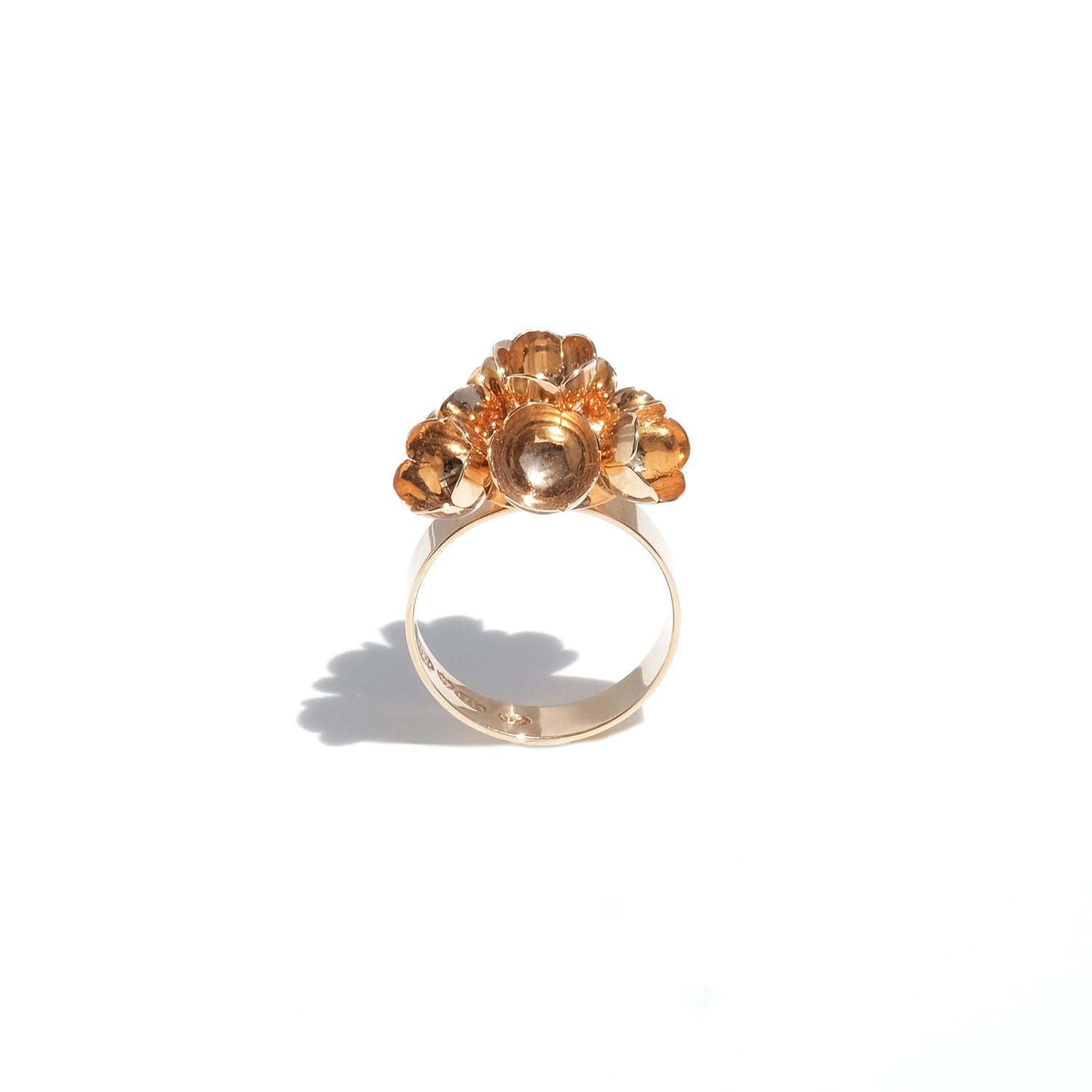 Vintage-Ring aus 14 Karat Gold von Liisa Vitali, hergestellt 1973 2