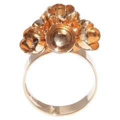 Vintage-Ring aus 14 Karat Gold von Liisa Vitali, hergestellt 1973