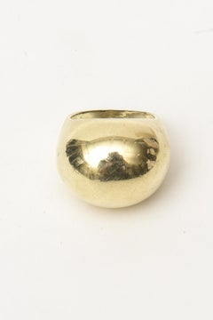 Vintage 14K Gold Sculptural Dome Ring