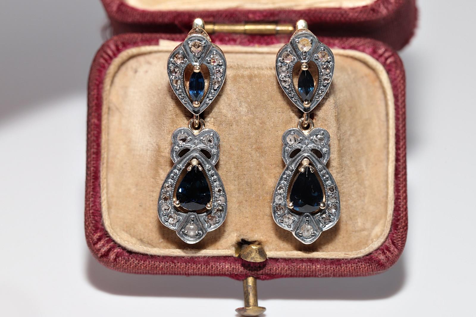 In sehr gutem Zustand.
Das Gesamtgewicht beträgt 8.6 Gramm.
Insgesamt ist Diamant 0,60 ct.
Der Diamant hat eine hellbraune Farbe und eine Reinheit von s2-s3.
Insgesamt ist Saphir 2 ct.
Die Box ist nicht enthalten.
Bitte kontaktieren Sie uns bei