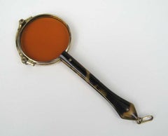 Vintage 14k Gold Tortoise Shell Lorgnette Opera Glasses with Frames