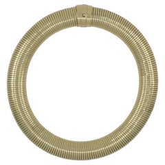 Collier vintage en or 14k Tubogas