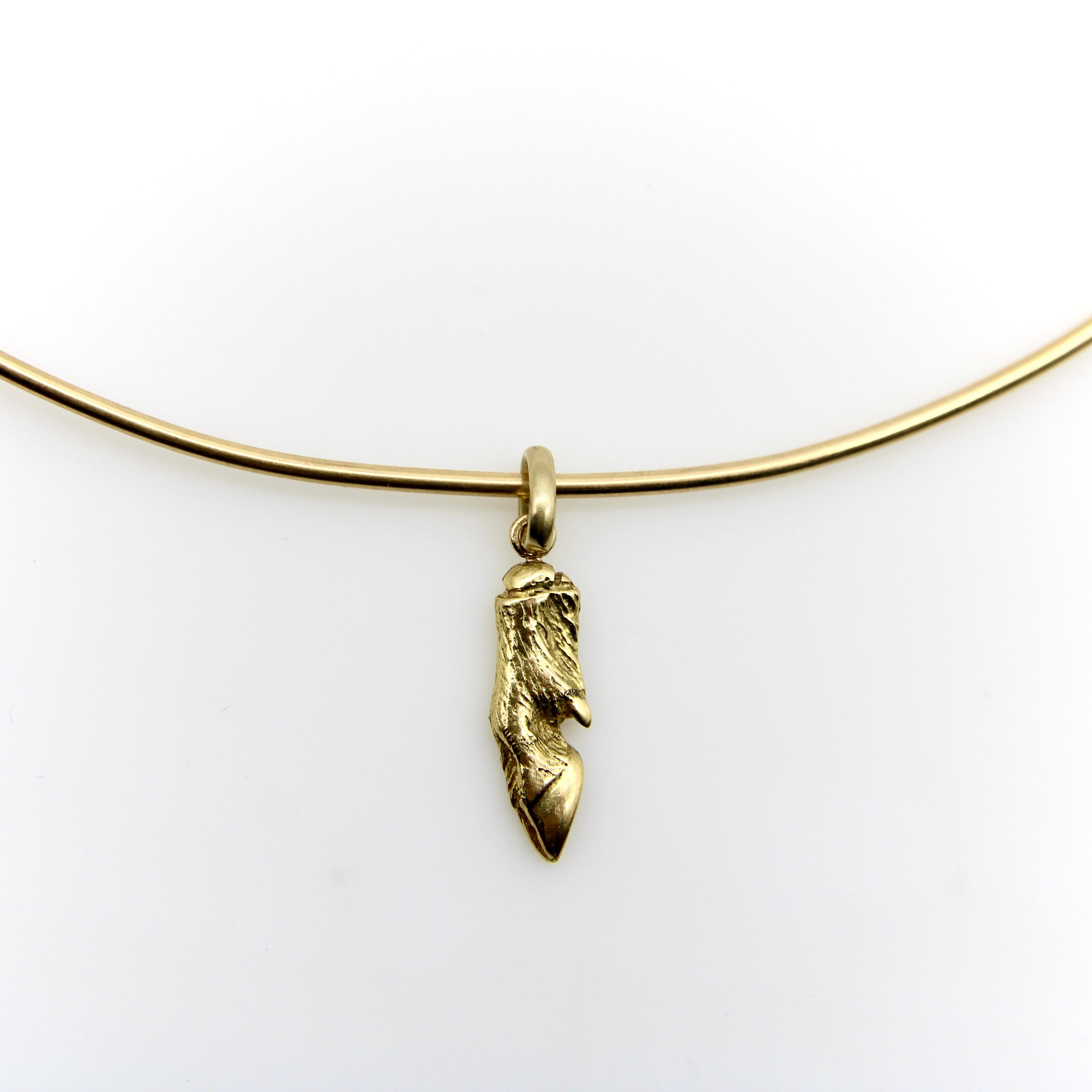 Vintage 14K Gold Wire Choker 1