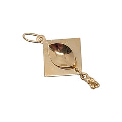 Vintage 14K Graduation Cap Charm