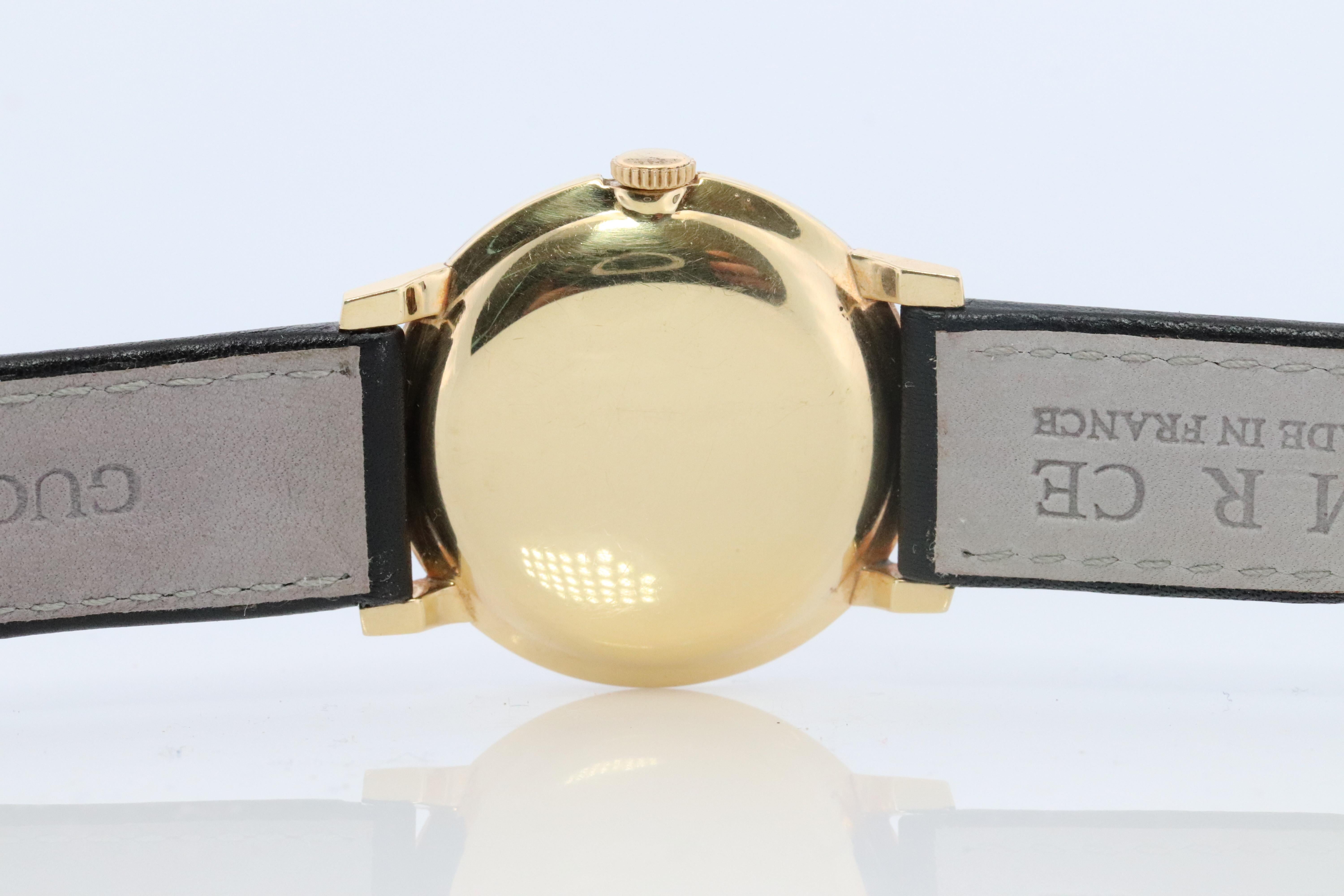 Reloj ROLEX vintage de 14 quilates. Reloj de vestir Rolex 14k YG años 50. en venta 2