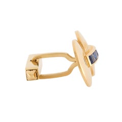 Vintage 14k Sapphire Cufflinks
