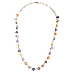 Collier Vintage 14K Saphir - Elegance Timeless, Statement Jewelry Style