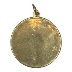 Vintage 14K St Jude Thaddeus Pray for Us Charm Pendant