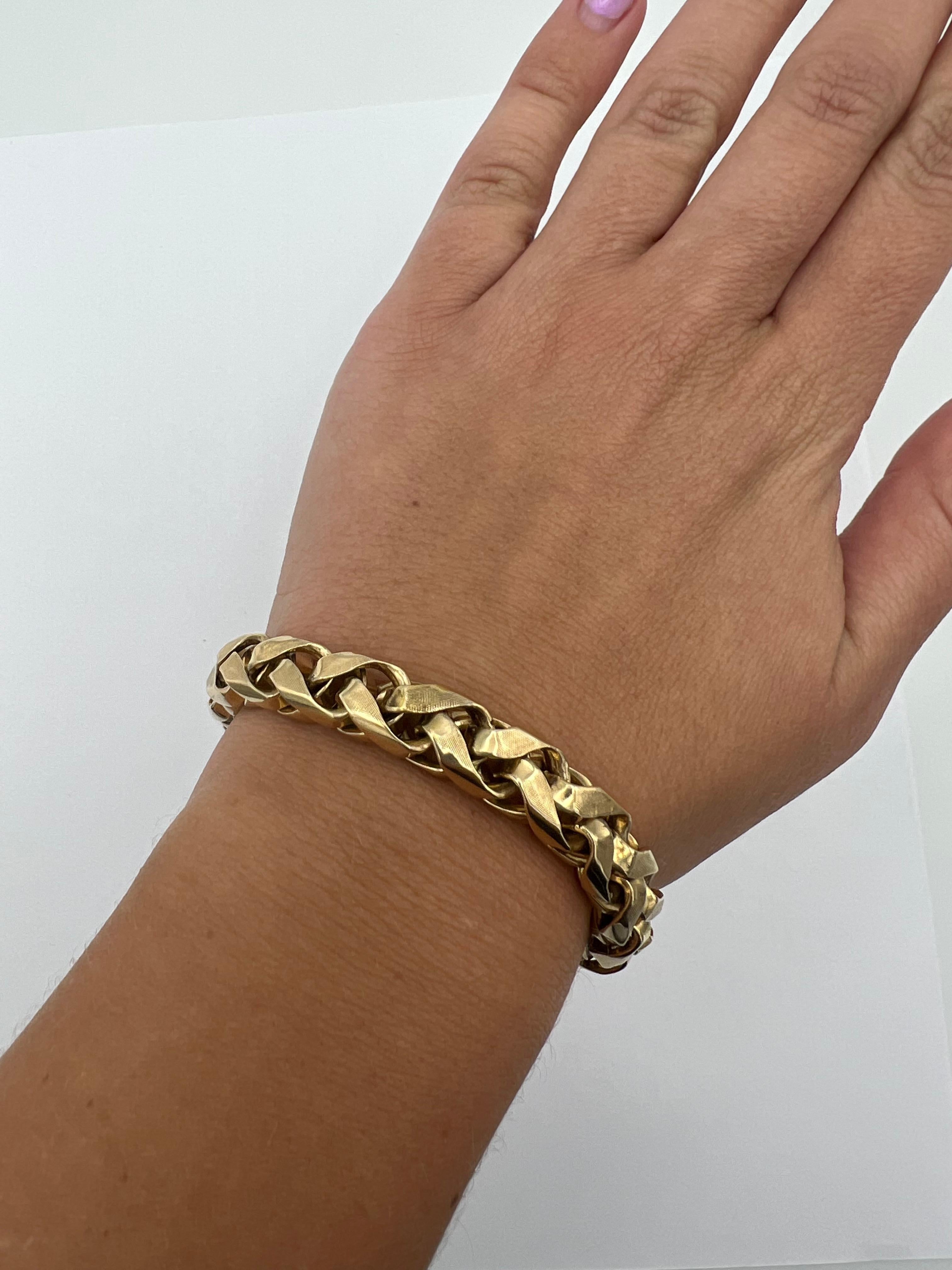 Vintage 14k Tiffany&Co. Bracelet tressé en vente 4