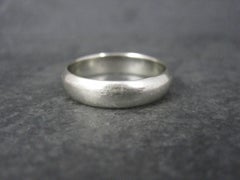 Anillo vintage de estilo Art Déco de oro blanco de 14K, talla 11,5, de Kaynar