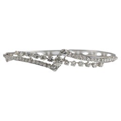 Vintage 14K White Gold Diamond Bracelet