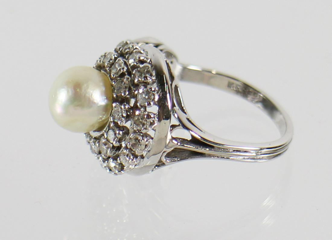 antique pearl engagement rings