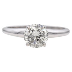 Vintage 14k White Gold Solitare Ring