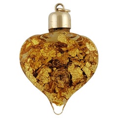 14K Yellow Floating Gold Pendant