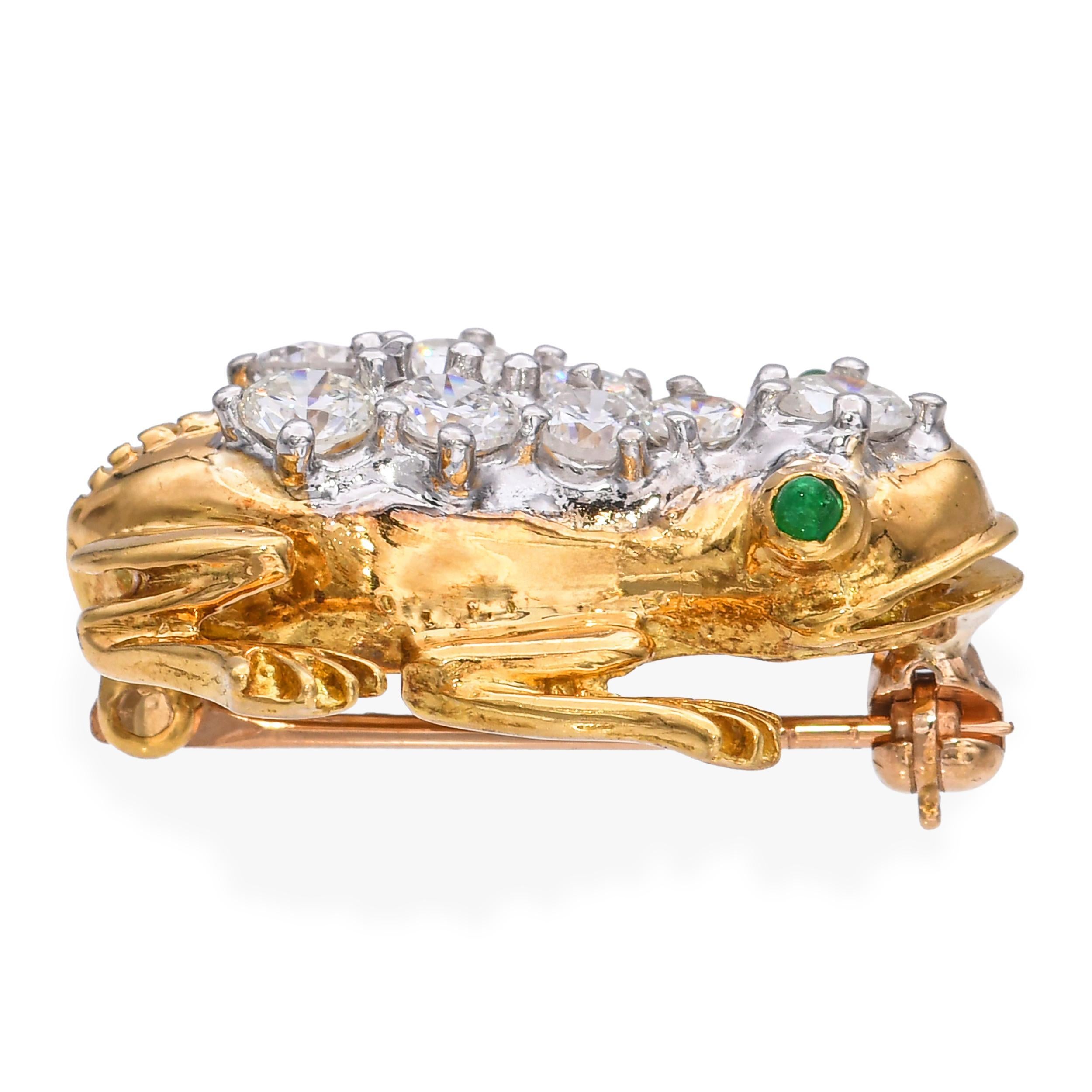 Donna Vintage By in oro giallo 14k con diamanti da 0,95tcw in vendita