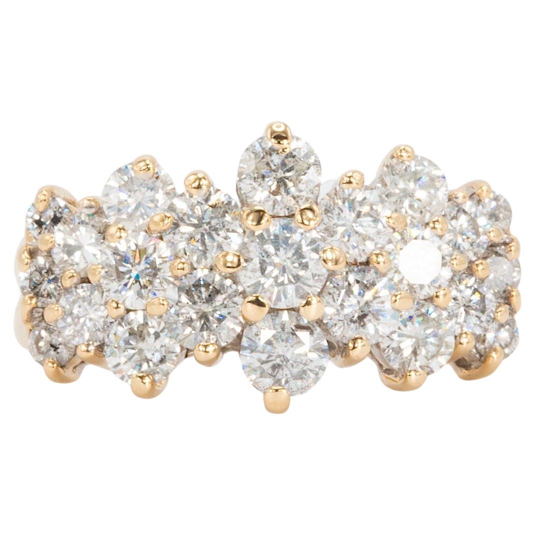 Vintage 14K Yellow Gold 3 CTW Diamond Ring