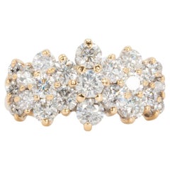 Vintage 14K Yellow Gold 3 CTW Diamond Ring