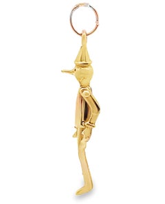 Vintage 14K Yellow Gold 3D Pinocchio Puppet Charm