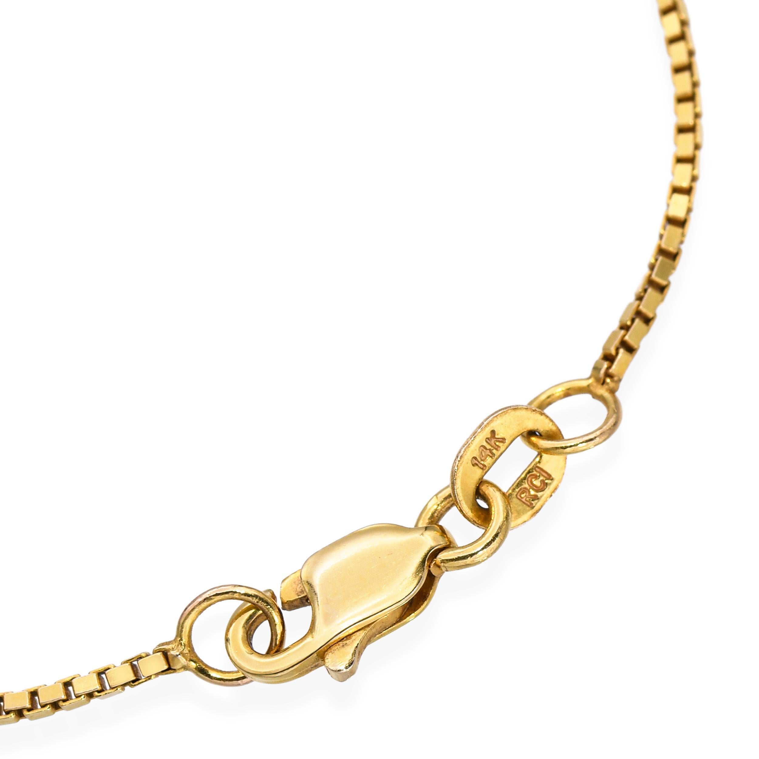 Vintage By in oro giallo 14k, collana con ciondolo a sfera con ametista da 6,01 carati in vendita 2