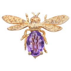 Amethyst-Broschen