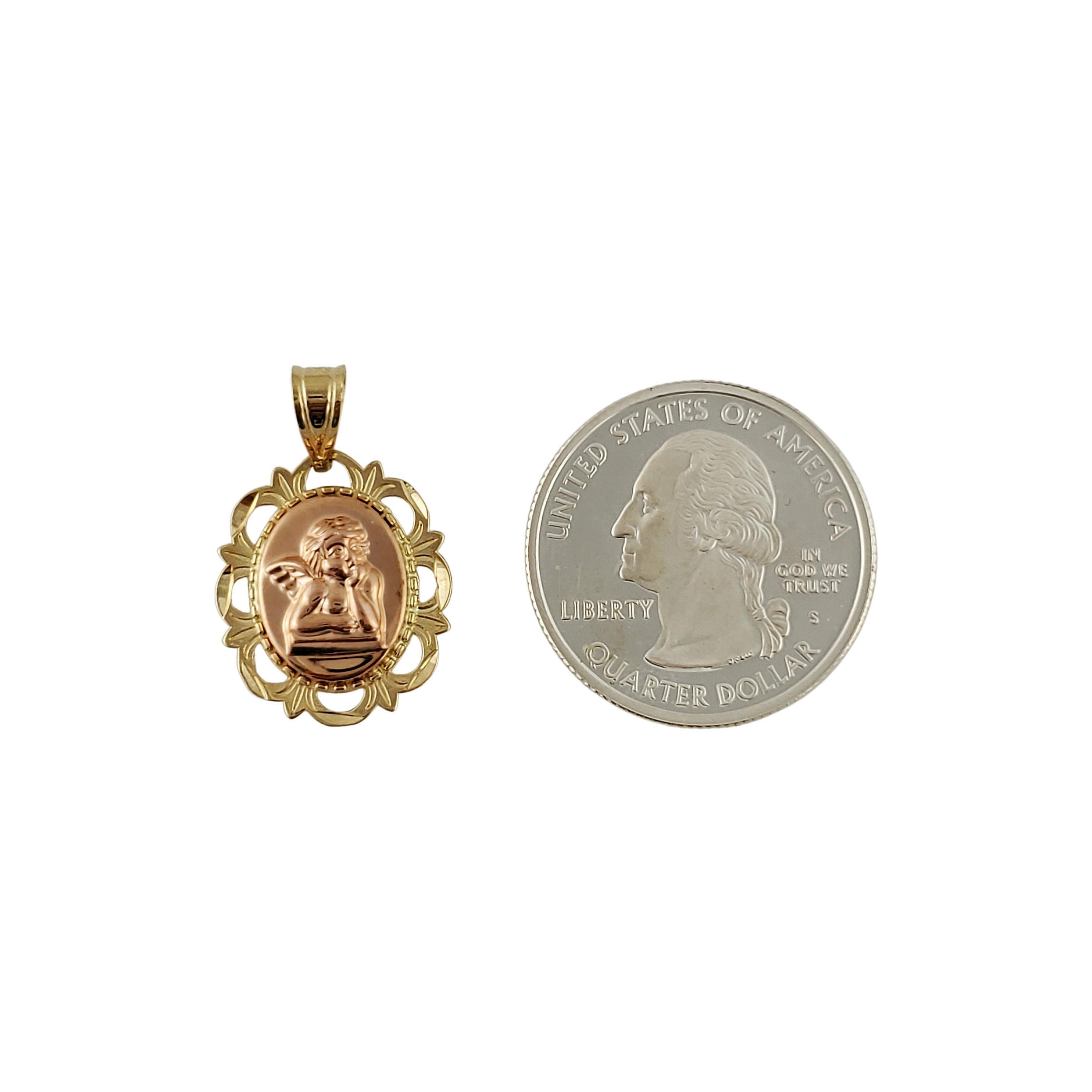 Angel-Anhänger aus 18 Karat Gelbgold im Zustand „Gut“ in Washington Depot, CT