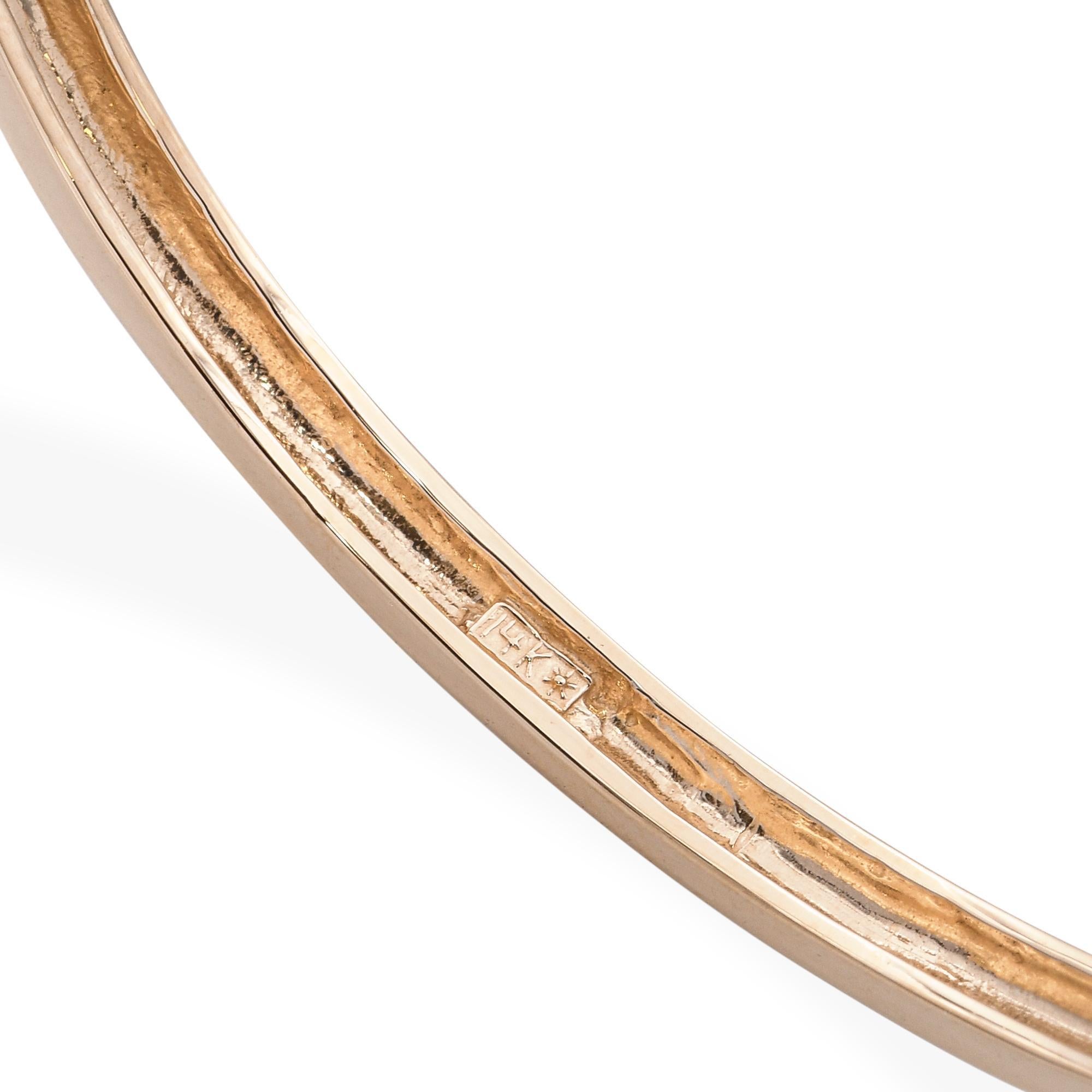da uomo o donna Bracciale a cerniera d'epoca in oro giallo 14k con acquamarina e diamanti in vendita