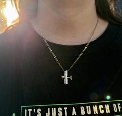 Vintage 14K Yellow Gold Articulating Airplane, Biplane Charm, Pendant