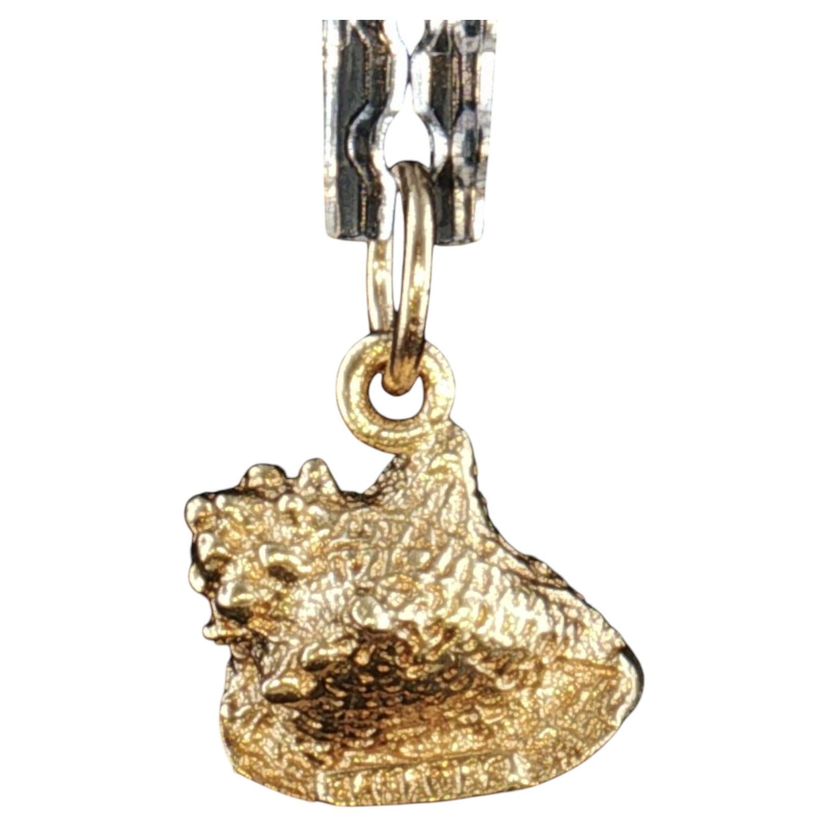 Vintage 14K Yellow Gold Bahamas Conch Shell Charm Pendant 2.5g