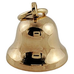 Vintage 14K Yellow Gold Bell Charm