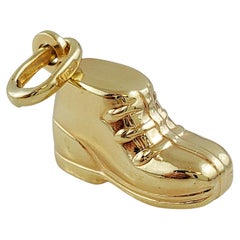 Vintage 14K Yellow Gold Boot Charm