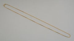 Vintage 14K Yellow Gold Box Chain - Signed - Italy - Circa 1980's