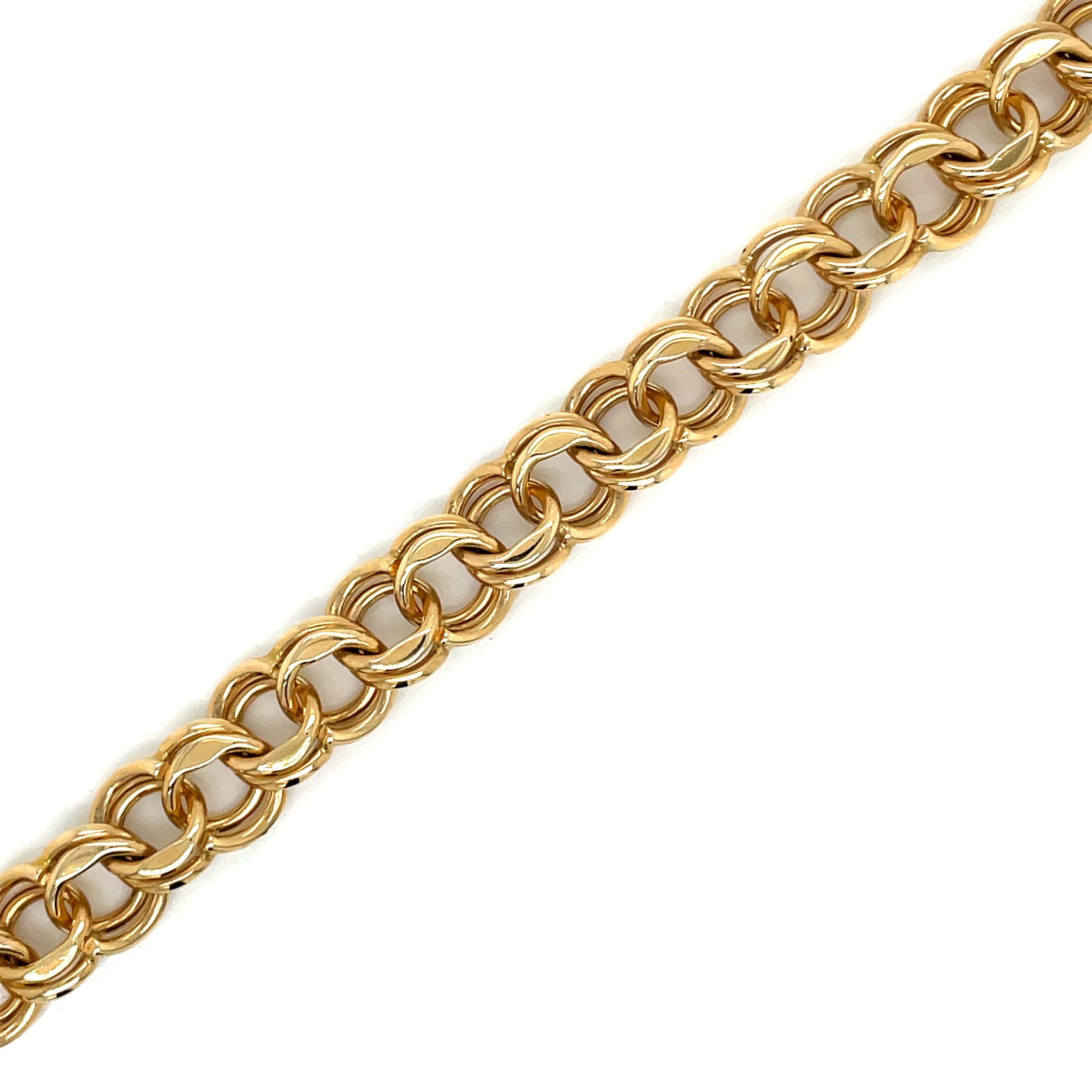 vintage gold charm bracelets