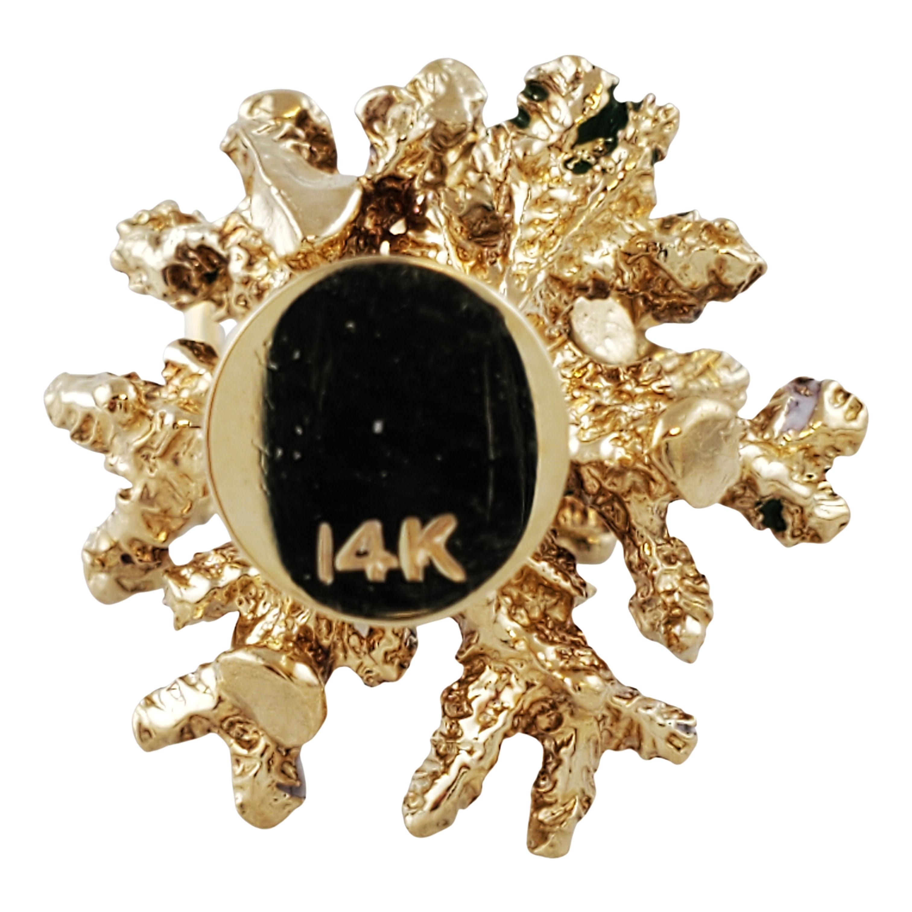 Women's or Men's 14K Yellow Gold Christmas Tree Charm Pendant