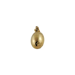 Vintage 14K Yellow Gold Coffee Bean Charm