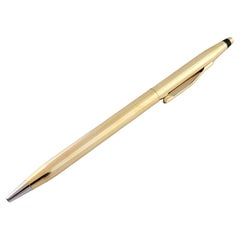 Vintage 14K Yellow Gold Cross Pen