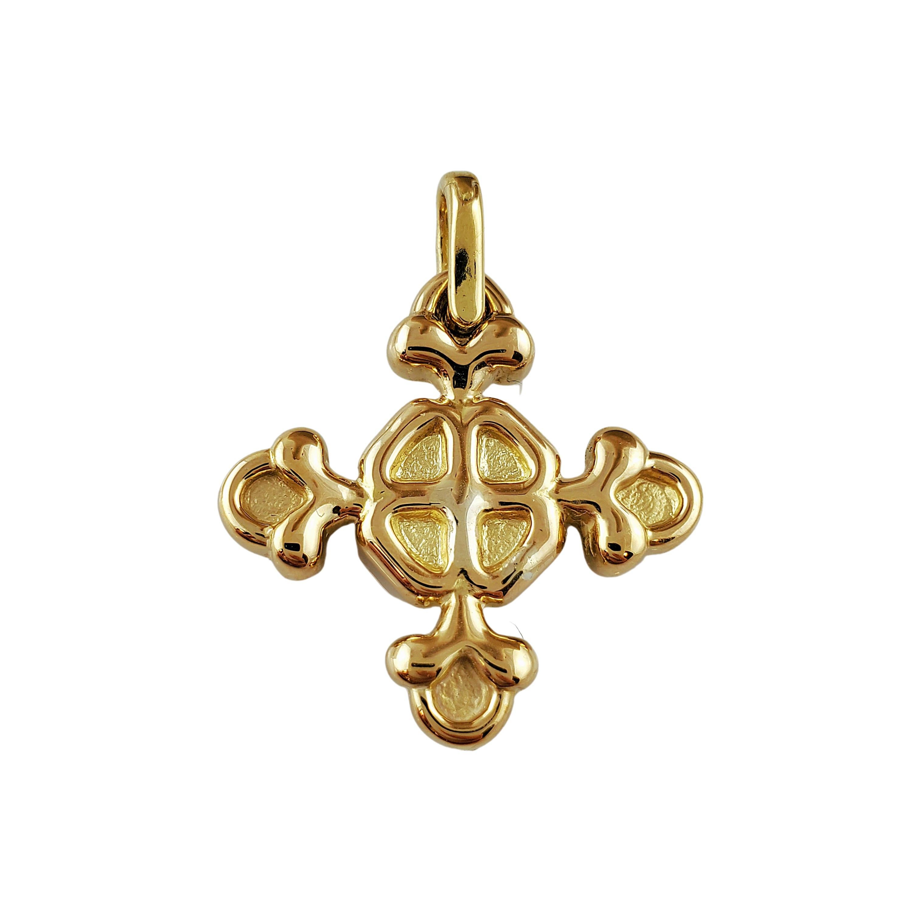 Vintage 14K Yellow Gold Cross Pendant

Beautiful 14k yellow gold cross pendant can be a representation of faith, hope, forgiveness, and religion. Crosses hold many different meanings which makes this a universal gift option. (Chain not