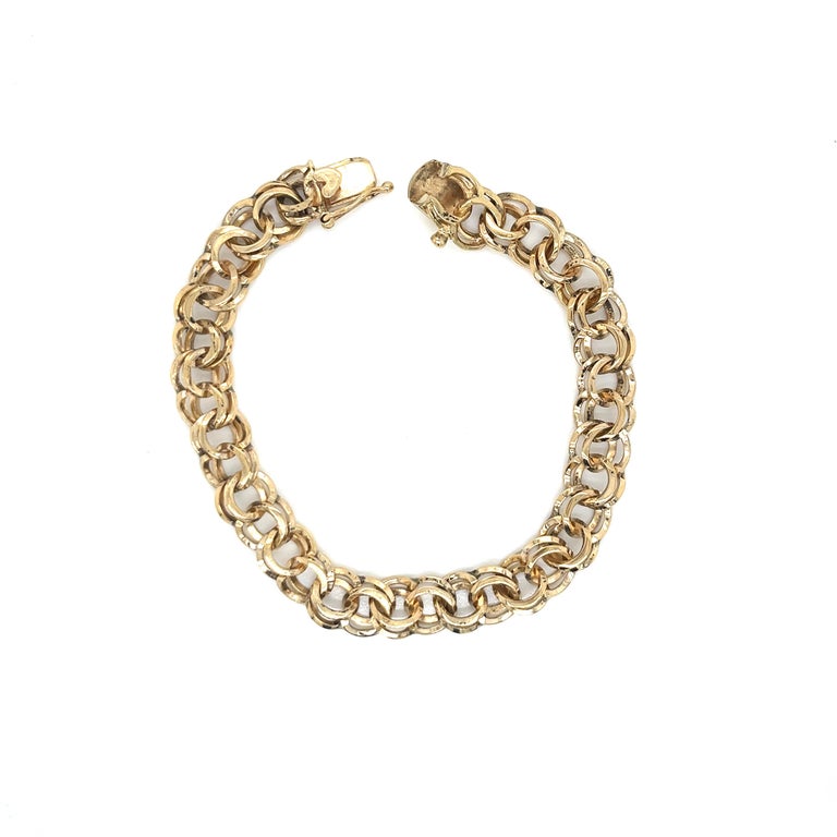Double link charm bracelet store