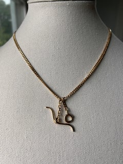 Vintage 14k Yellow Gold Double Pocket Watch Chain