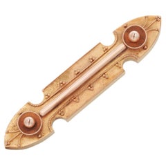 Spilla etrusca vintage in oro giallo 14 carati