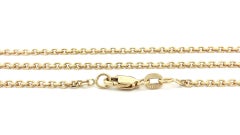 Vintage 14k Yellow Gold Large Aquamarine Flared Ribbon Pendant Necklace