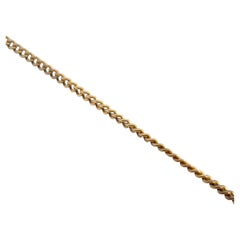 Vintage 14k Yellow Gold Link Chain Necklace