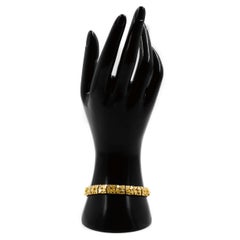 Vintage 14 Karat Yellow Gold "Nugget" Bracelet, 31.7 Grams