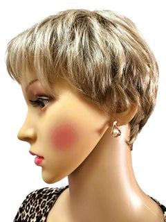 Vintage 14K Yellow Gold Pearl and Brilliant Cut Diamond Post Earrings