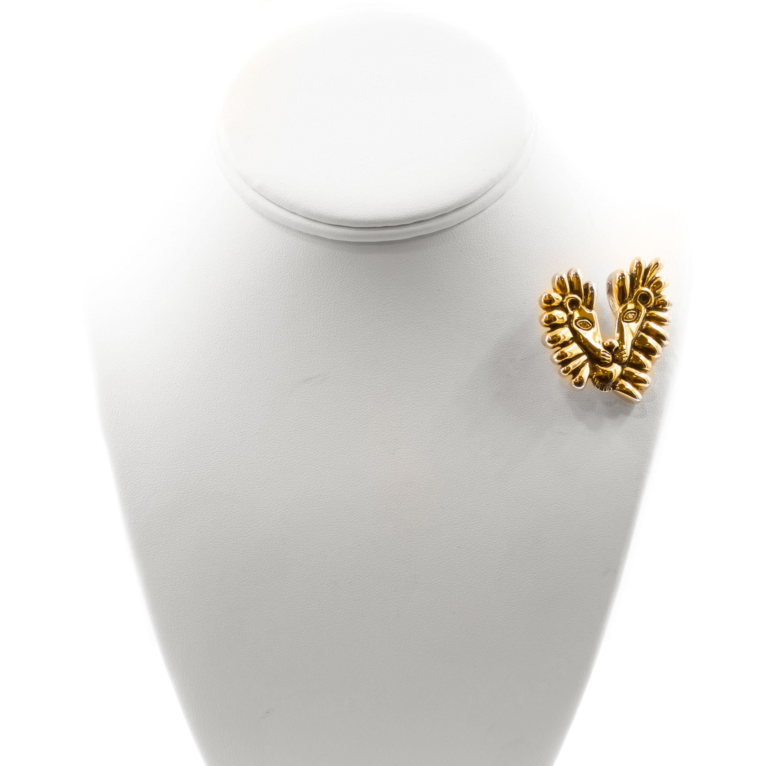A very playful and fun sculptural work of art by jeweler Douglas Brett, it is part of his 