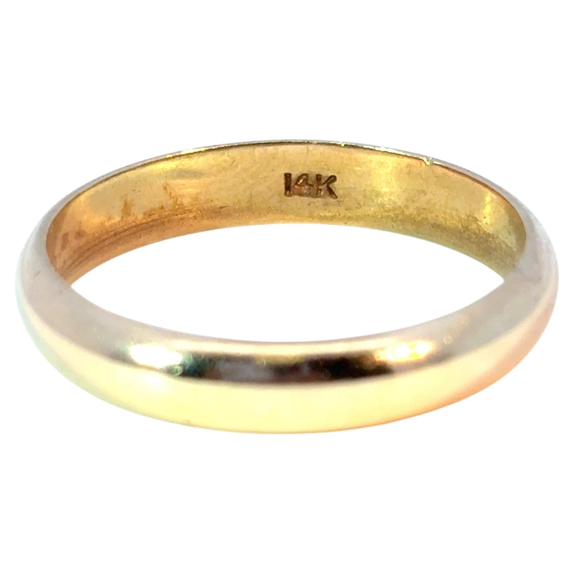 Anillo Vintage de Oro Amarillo de 14k