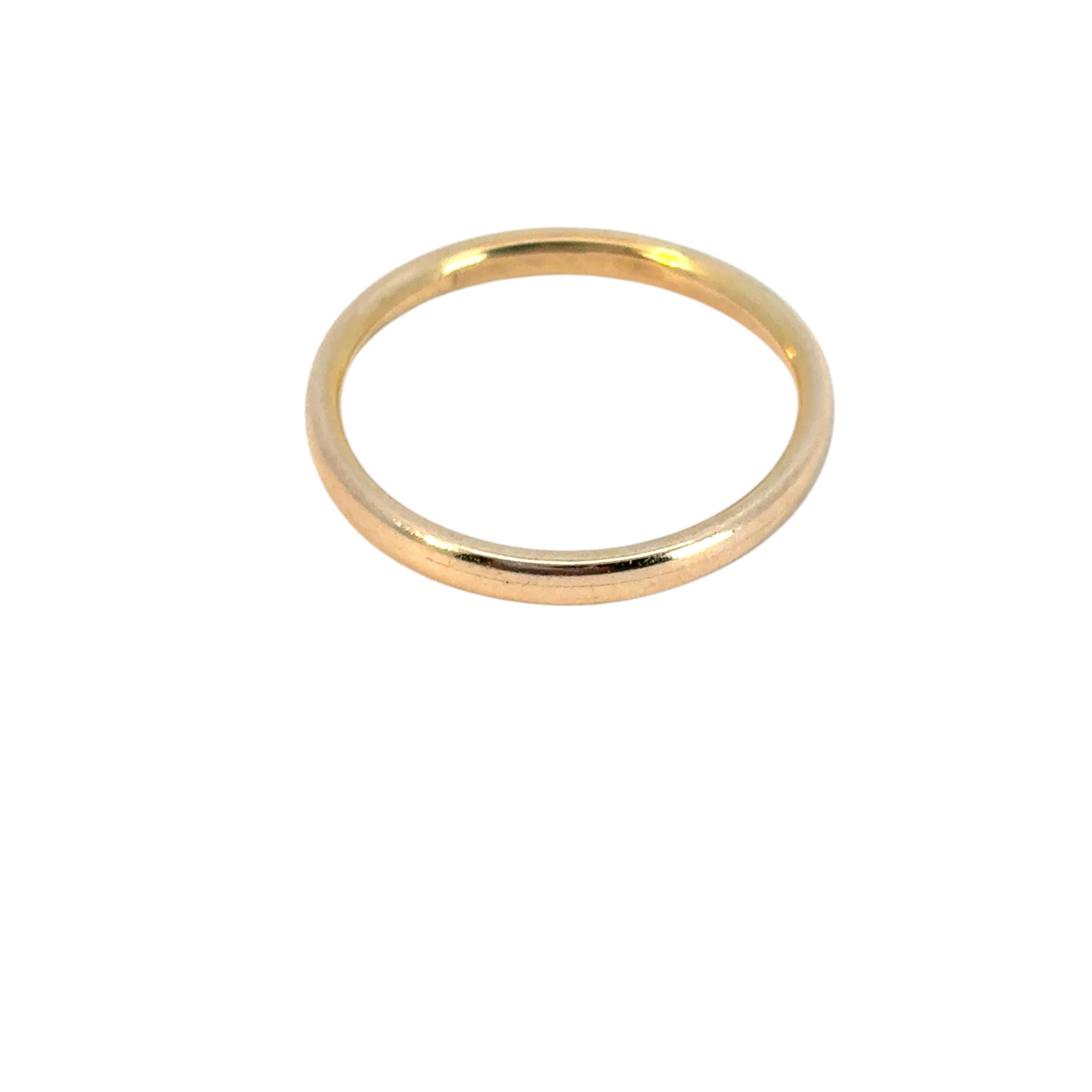 Vintage 14k Yellow Gold Simple Ring Band

This stunning vintage Simple Gold Ring Band is in excellent condition and is ready to ship!

Sometimes, less truly is more. This vintage ring is a timeless piece that captures the beauty of minimalism with