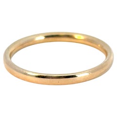 Vintage 14k Yellow Gold Simple Ring Band