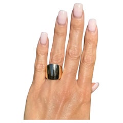 Vintage 14K Gelbgold Kegelförmige Kuppel Ring, Ende des 20. Jahrhunderts, Größe 9